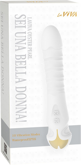 La Viva Sei Una Bella Donna 10 Thrusting Mode G Spot Vibrator White G-Spot Vibrators